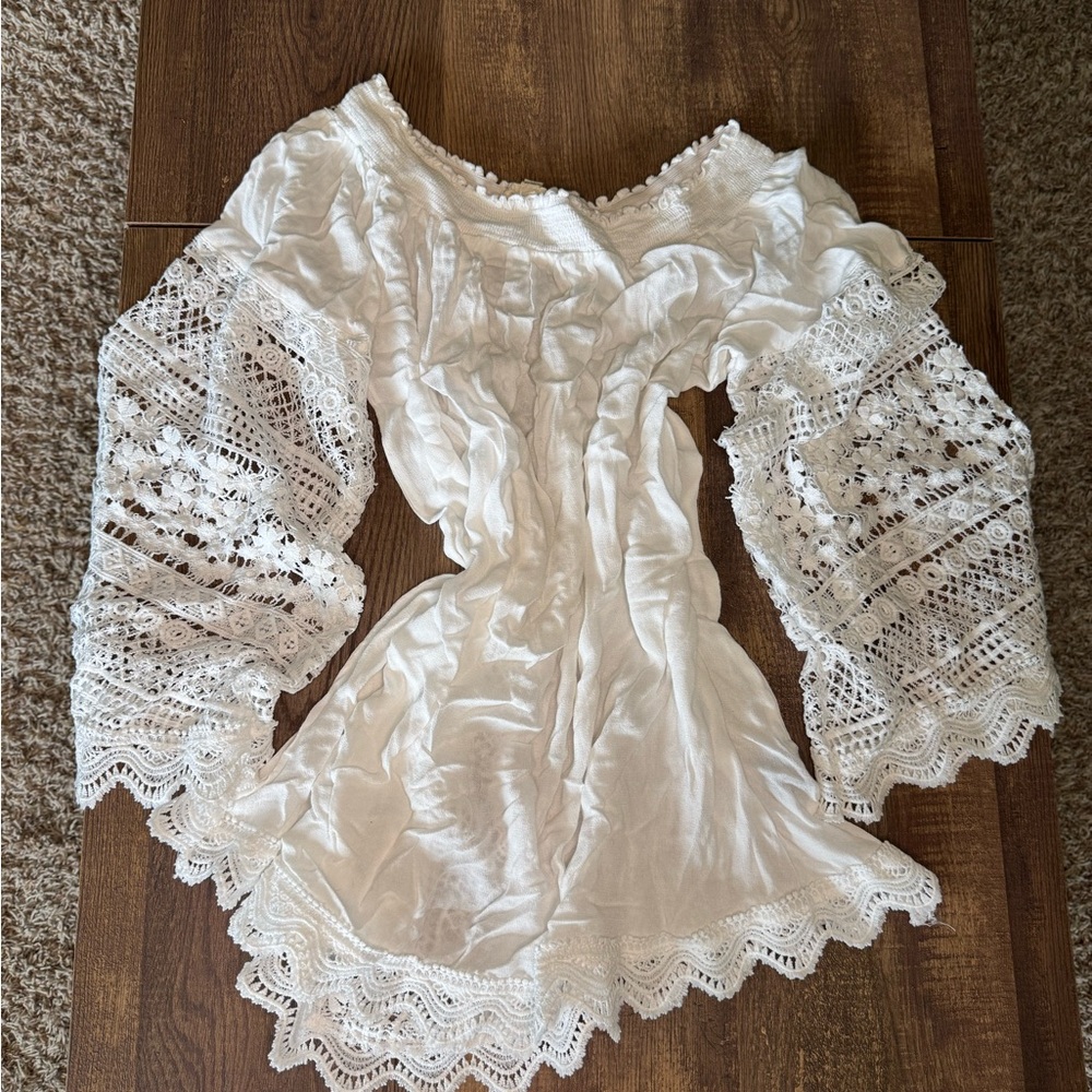POL Ivory Lace Top